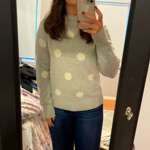 Jcrew slight funnel neck sweater